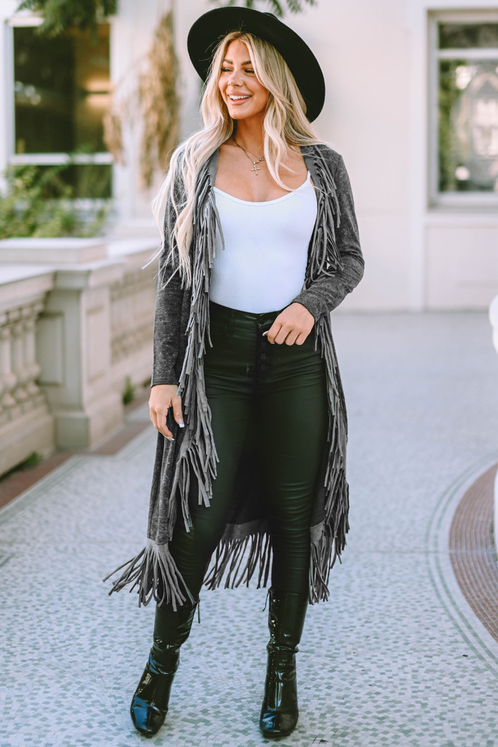 Black Mineral Cardigan