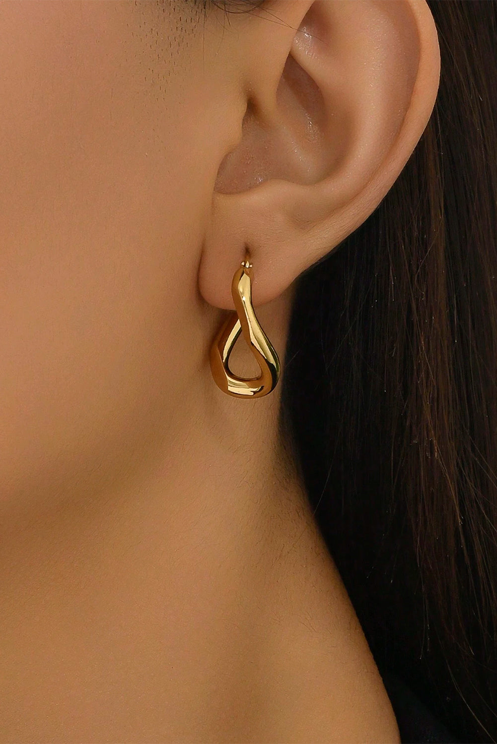 Twisted Hoop Earrings