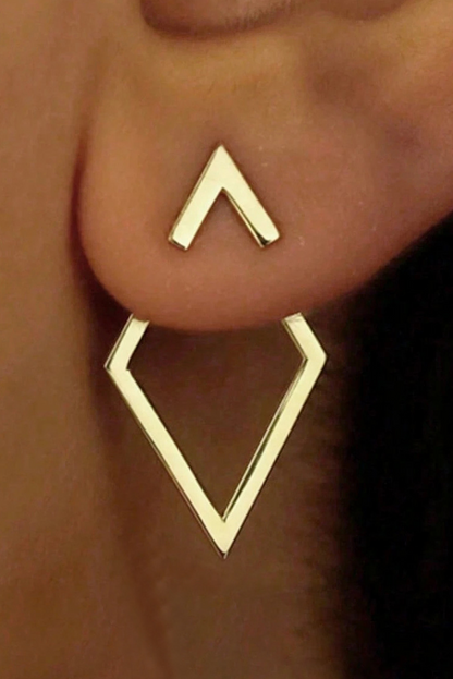 Geometric Shape Stud Earrings