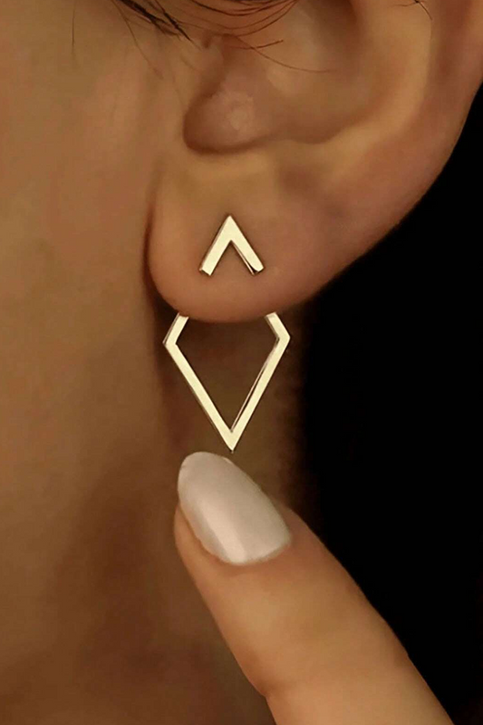 Geometric Shape Stud Earrings