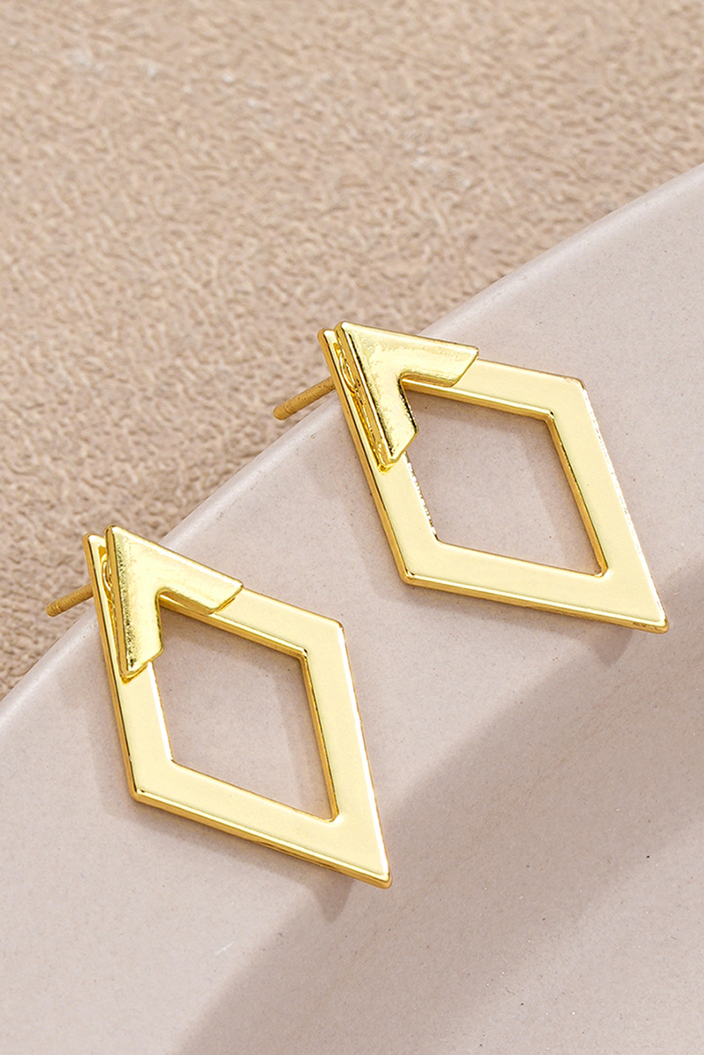 Geometric Shape Stud Earrings