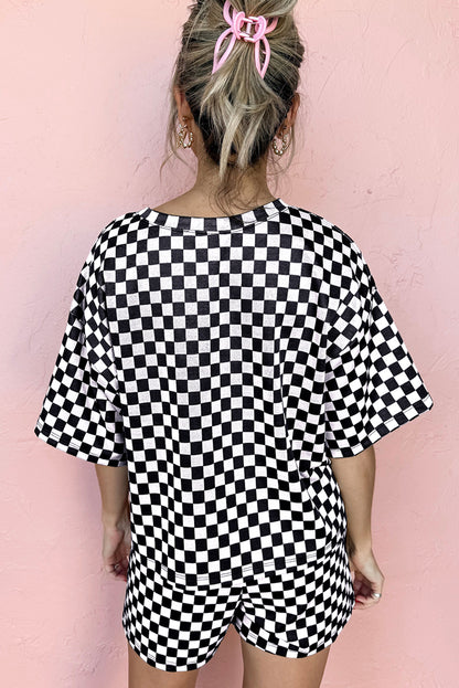 Checkered Charm Two Piece Set