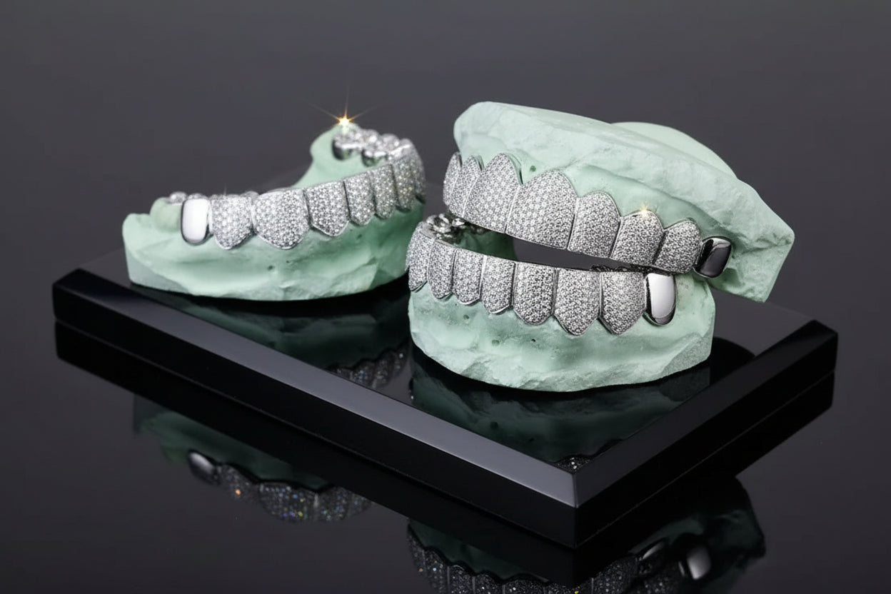 Moissanite VVS Quality Grillz