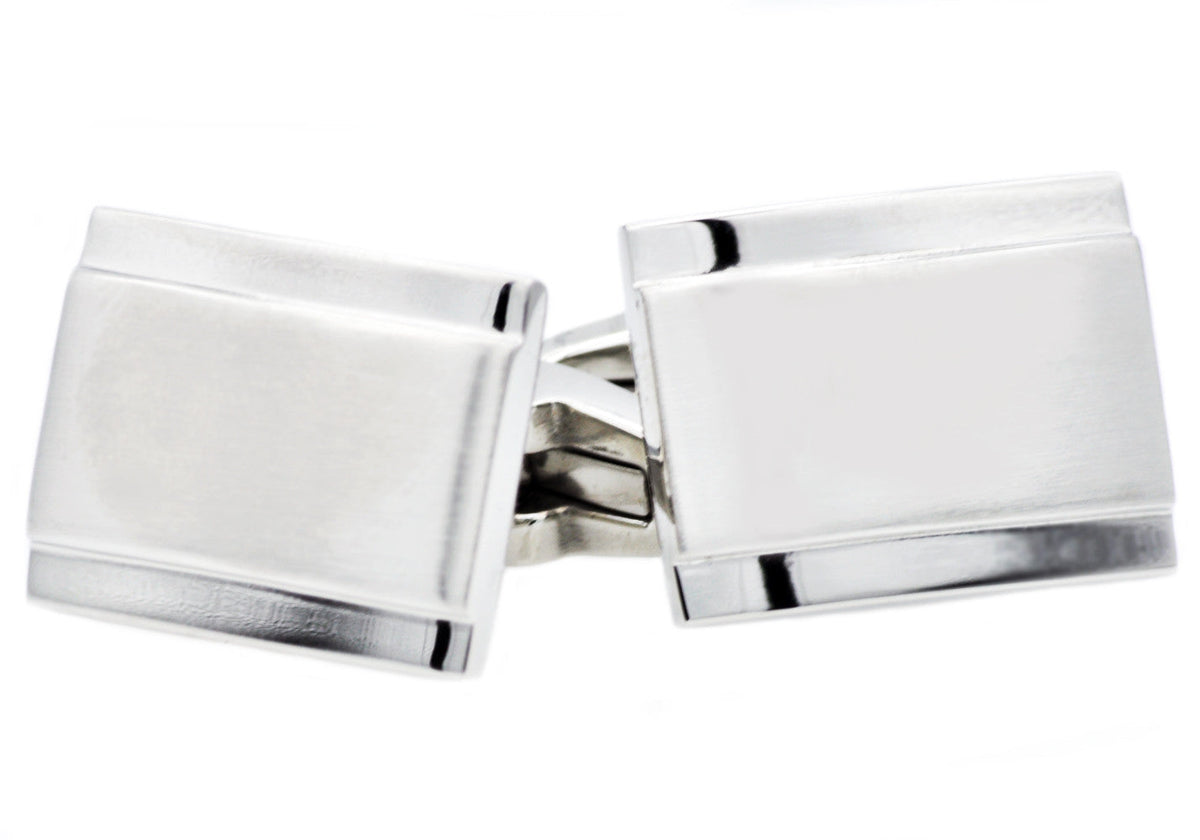 Mens Stainless Steel Cuff Links