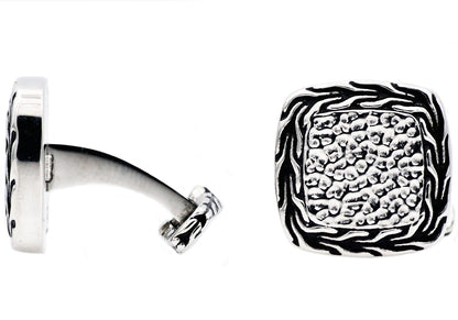Mens Stainless Steel Cuff Links