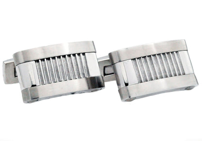 Mens Stainless Steel Cuff Links
