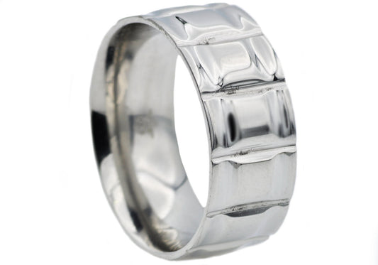 Mens Stainless Steel Band Ring