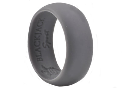 Mens Sports Gray Silicone Band