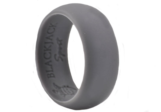 Mens Sports Gray Silicone Band