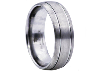 Mens Tungsten Band Ring