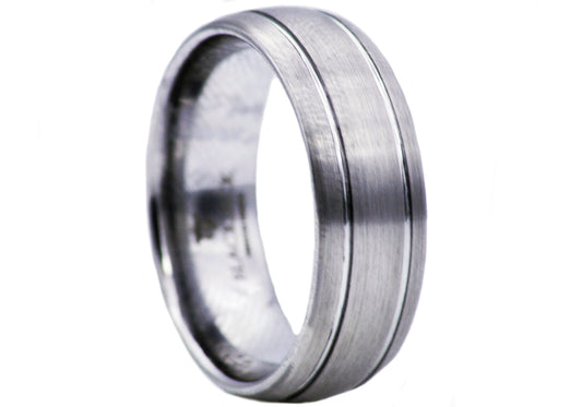 Mens Tungsten Band Ring