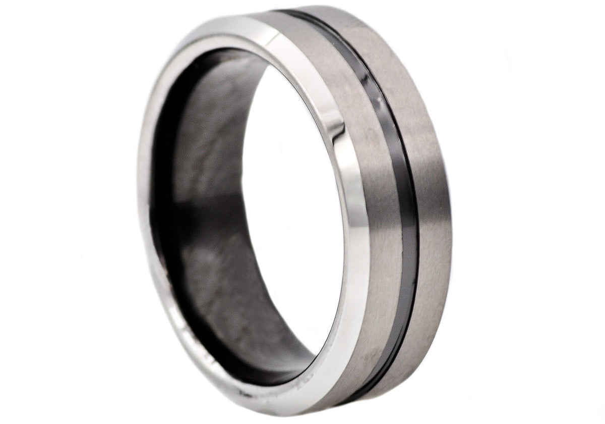 Mens Tungsten Band Ring