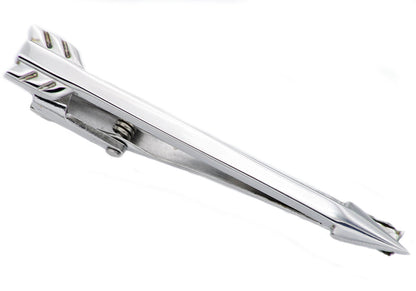 Mens Stainless Steel Arrow Tie Clip