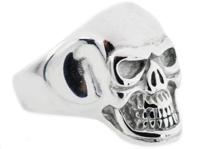 Mens Stainless Steel Skull Ring