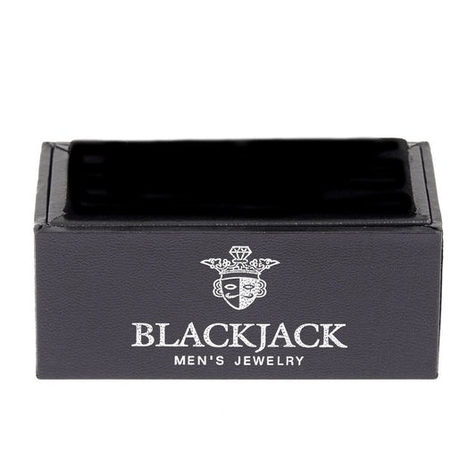 Mens Black Stainless Steel Tie Clip